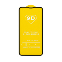 Защитное стекло Full Glass для Apple iPhone 11/XR черное (Full GC) тех. пак
