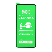 Защитная пленка Ceramic для Samsung Galaxy S21 Plus противоударная тех. пак