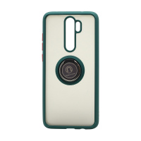 Чехол Shockproof Ring для Xiaomi Redmi Note 8 Pro (005) зелено-оранжевый