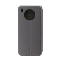 Чехол-книжка BF модельный (силикон/кожа) для Huawei Honor 50 Lite/Nova 8i серебристый