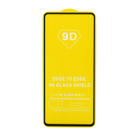 Защитное стекло Full Glass для Xiaomi Redmi Note 9S / Note 9 Pro черное (Full GC) тех. пак
