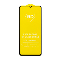 Защитное стекло Full Glass для Samsung Galaxy A03 черное (Full GC) тех. пак
