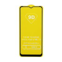Защитное стекло Full Glass для Samsung Galaxy A20S (A207) черное (Full GC) тех. пак
