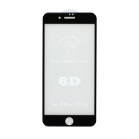 Защитное стекло 6D Premium для Apple iPhone 7 Plus/8 Plus черное