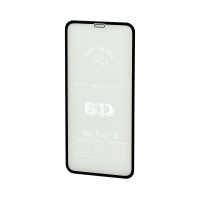 Защитное стекло 6D Premium для Apple iPhone 11 Pro/X/XS черное