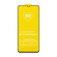 Защитное стекло Full Glass для Samsung Galaxy A03 Core черное (Full GC) тех. пак