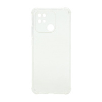 Чехол силиконовый противоударный для Xiaomi Redmi 10C прозрачный