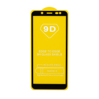 Защитное стекло Full Glass для Samsung Galaxy A6 черное (Full GC) тех. пак