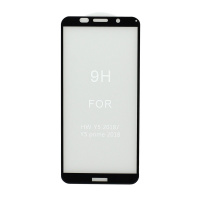 Защитное стекло 6D (T.M) для Huawei Honor 7A/7S/Y5 2018 черное тех. пак