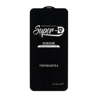 Защитное стекло MTB Super-D для Xiaomi Redmi Note 8 черное тех. пак