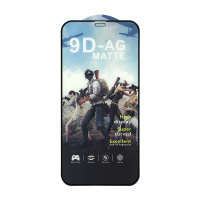 Защитное стекло MTB Matte для Apple iPhone 12/12 Pro/6.1 черное тех. пак