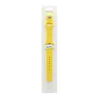 Силиконовый ремешoк для часов Apple Watch 38/40мм желтый (055) (S)