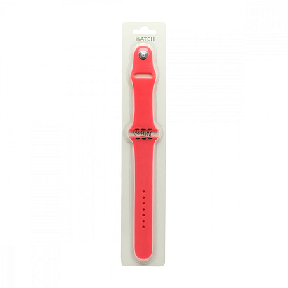 Силиконовый ремешoк для часов Apple Watch 42/44мм розовый (029) (L)
