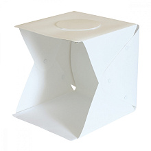 Фотобокс LED подсветка 30*30*30 см белый