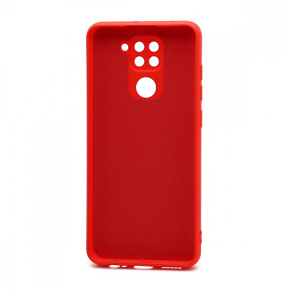 Чехол Silicone Case NEW ERA (накладка/силикон) для Xiaomi Redmi Note 9 красный