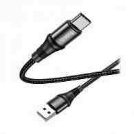 Кабель USB - Type-C HOCO X50 "Excellent" (3А, 100см) черный