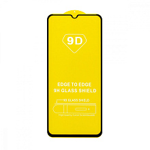 Защитное стекло Full Glass для Samsung Galaxy A03 черное (Full GC) тех. пак