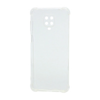 Чехол силиконовый противоударный для Xiaomi Redmi Note 9S/Note 9 Pro прозрачный