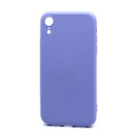 Чехол Silicone Case NEW ERA (накладка/силикон) для Apple iPhone XR сиреневый