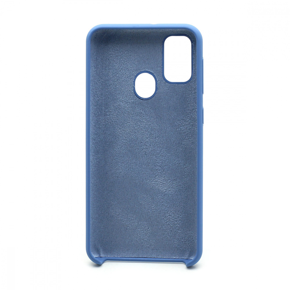 Чехол Silicone Cover Color для Samsung Galaxy M21/M30S (010) синий