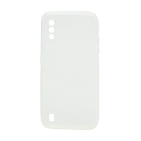 Чехол силиконовый для Samsung Galaxy M01 прозрачный