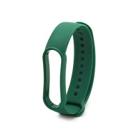 Силиконовый ремешок для Xiaomi Mi Band 5/6 зеленый (003)