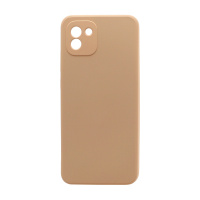 Чехол Silicone Case NEW ERA (накладка/силикон) для Samsung Galaxy A03 светло розовый