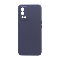 Чехол Silicone Case NEW ERA (накладка/силикон) для Oppo A55 4G серый