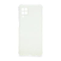 Чехол силиконовый противоударный для Samsung Galaxy A12/M12 прозрачный