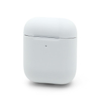 Чехол для наушников AirPods 2 Silicone Case (014) белый