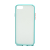 Чехол Shockproof Lite силикон-пластик для Apple iPhone 7/8/SE 2020 голубо-оранжевый