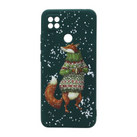 Чехол NEW ERA Winter для Xiaomi Redmi 9C/Redmi 10A (005) темно зеленый