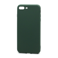 Чехол Silicone Case NEW ERA (накладка/силикон) для Apple iPhone 7/8 Plus темно зеленый