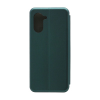 Чехол-книжка BF модельный (силикон/кожа) для Realme C33 зеленый