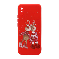 Чехол NEW ERA Winter для Xiaomi Redmi 9A (002) красный