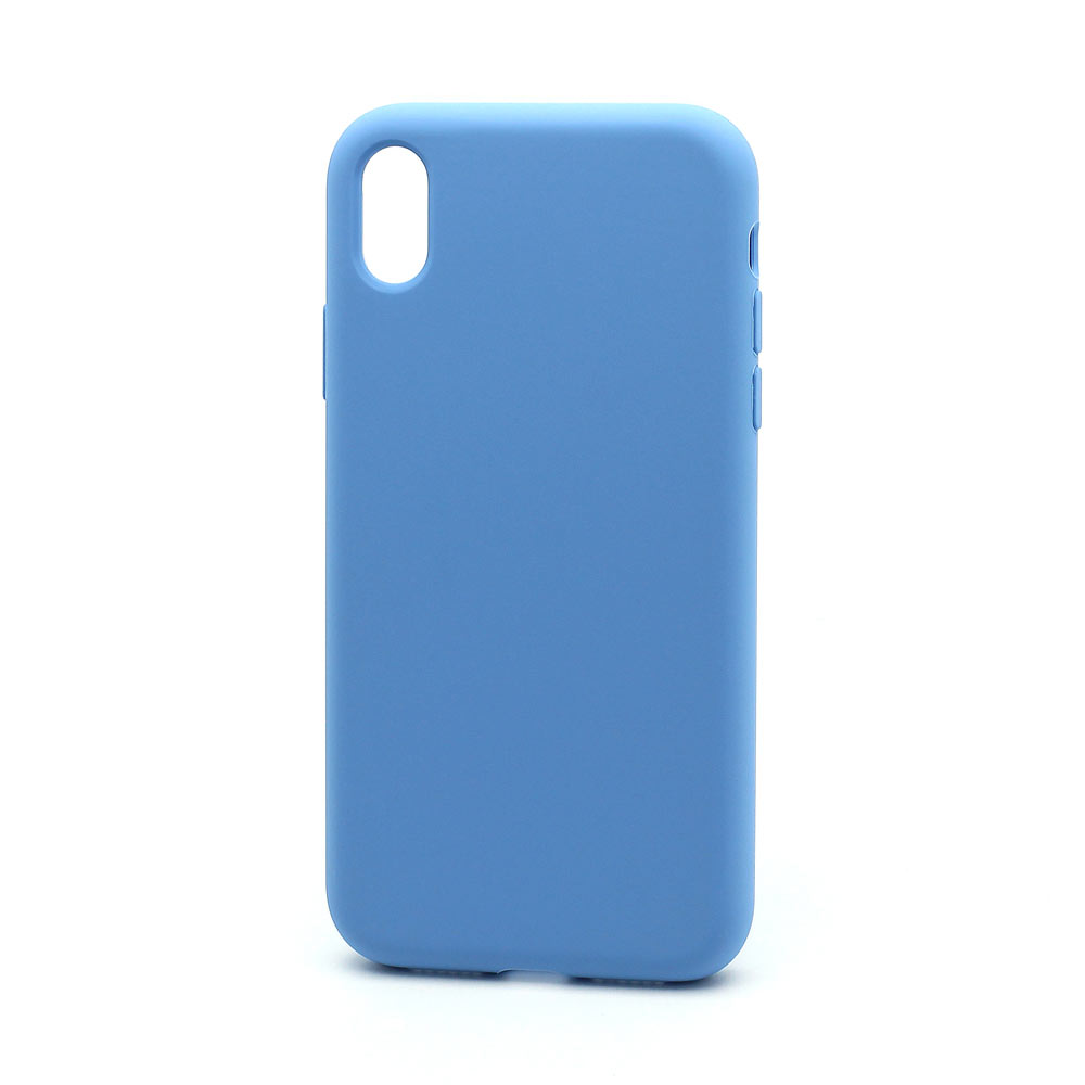 Чехол Silicone Case без лого для Apple iPhone XR (полная защита) (053)  голубой, купить в Новосибирске | Артикул: 181102 | Алло, мама