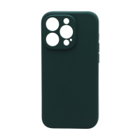 Чехол Silicone Case NEW ERA (накладка/силикон) для Apple iPhone 14 Pro/6.1 темно зеленый