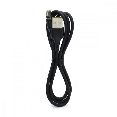 Кабель USB - Type-C HOCO X52 "Sereno magnetic" (3А, 100см) черный