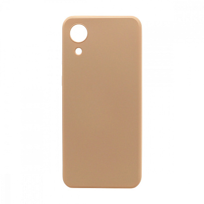 Чехол Silicone Case NEW ERA (накладка/силикон) для Samsung Galaxy A03 Core светло розовый
