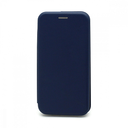 Чехол-книжка BF модельный (силикон/кожа) для Apple iPhone 13 синий