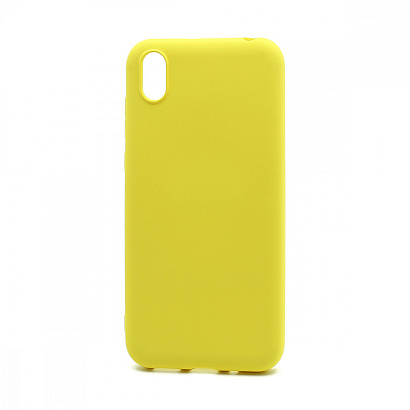Чехол Silicone Case NEW ERA (накладка/силикон) для Huawei Honor 8S/Y5 2019 желтый
