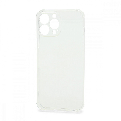 Чехол силиконовый противоударный для Apple iPhone 13 Pro Max/6.7 прозрачный