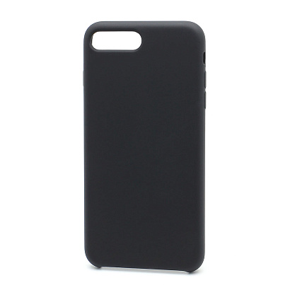 Чехол Silicone Case без лого для Apple iPhone 7/8 Plus (018) чёрный