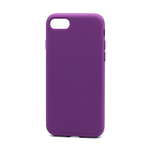 Чехол Silicone Case без лого для Apple iPhone 7/8/SE 2020 (полн. защ) (045) фиолетовый