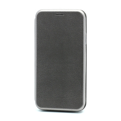 Чехол-книжка BF модельный (силикон/кожа) для Apple iPhone 11/6.1 серебристый