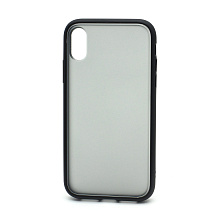 Чехол Shockproof силикон-пластик для Apple iPhone XR черный
