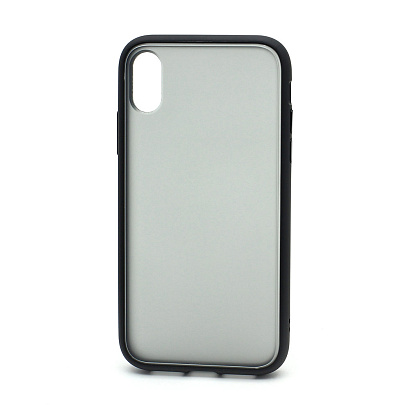 Чехол Shockproof силикон-пластик для Apple iPhone XR черный