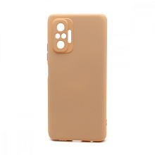 Чехол Silicone Case NEW ERA (накладка/силикон) для Xiaomi Redmi Note 10 Pro светло розовый