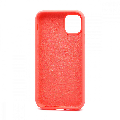 Чехол Silicone Case без лого для Apple iPhone 11/6.1 (полная защита) (029) оранжевый