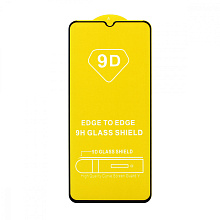 Защитное стекло Full Glass для Samsung Galaxy A03 Core черное (Full GC) тех. пак